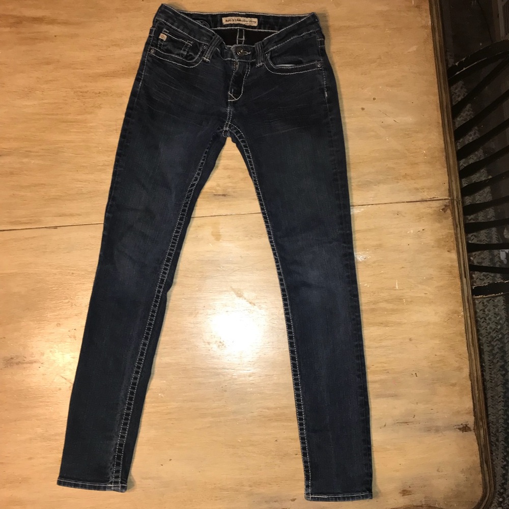 Big Star Sweet Skinny Ultra Low Rise Jeans sz 29R